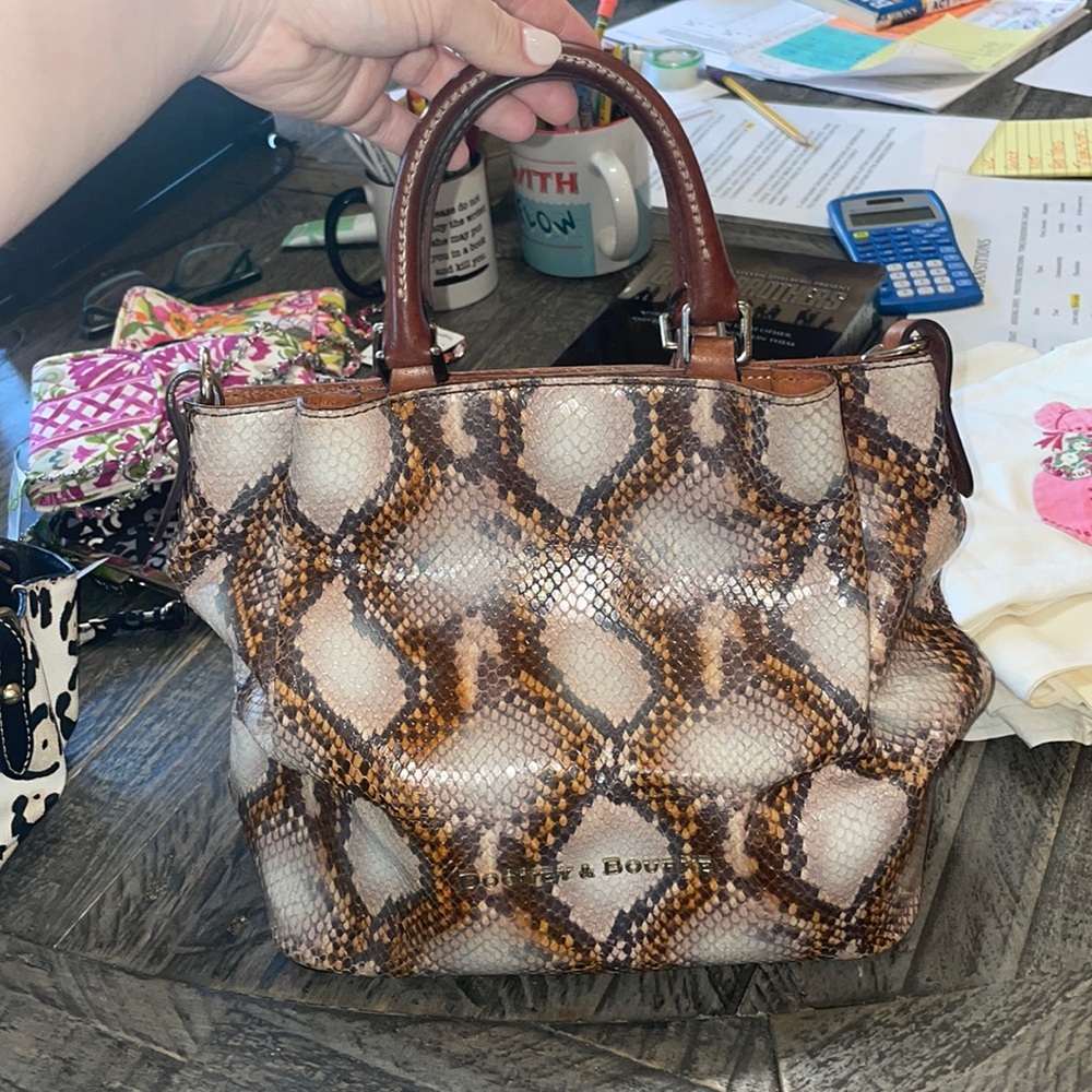 Dooney and Bourke Real Python Snake Skin purse